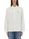 Ami Alexandre Mattiussi Shirt With Logo In White