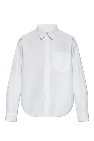 Ami Alexandre Mattiussi Shirt With Logo In White