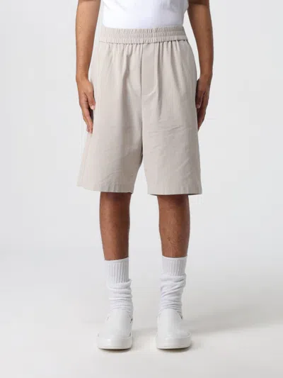 AMI ALEXANDRE MATTIUSSI SHORT AMI PARIS MEN COLOR BEIGE,F49648022