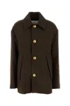 Ami Alexandre Mattiussi Ami Paris Brown Wool Jacket