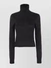 Ami Alexandre Mattiussi Ami Paris Slim Brushed Sweater Clothing In Black