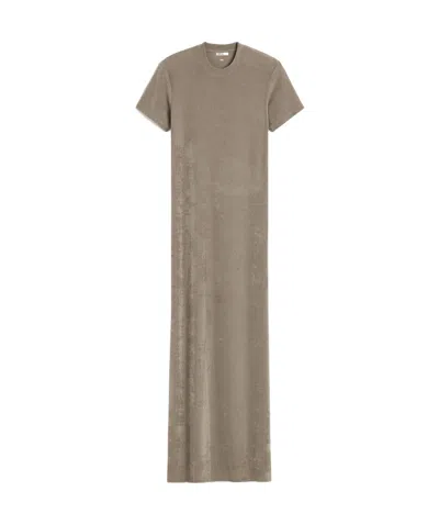 Ami Alexandre Mattiussi Ami Paris Dress In Brown