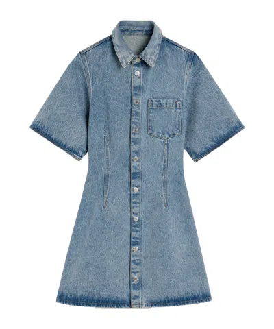 AMI ALEXANDRE MATTIUSSI AMI SHORT SLEEVE SHIRT DRESS