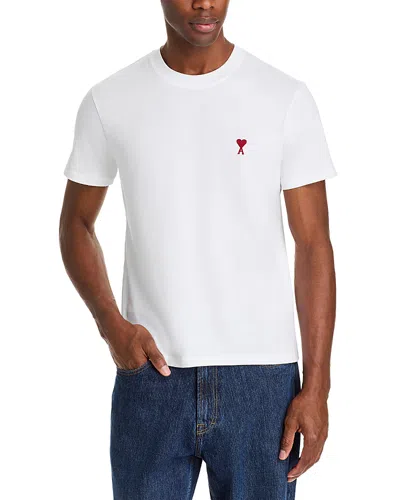 AMI ALEXANDRE MATTIUSSI SHORT SLEEVE LOGO TEE