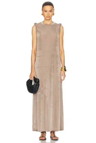 Ami Alexandre Mattiussi Ami Paris Dress In Brown