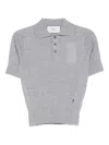 Ami Alexandre Mattiussi Ami Paris Silk Knitwear In Gray