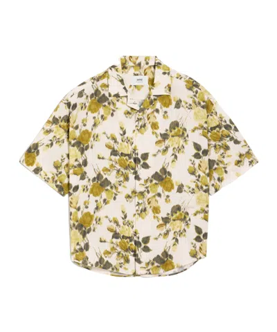Ami Alexandre Mattiussi Short Sleeve Shirt In Neutral