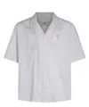 Ami Alexandre Mattiussi Striped Shirt In White