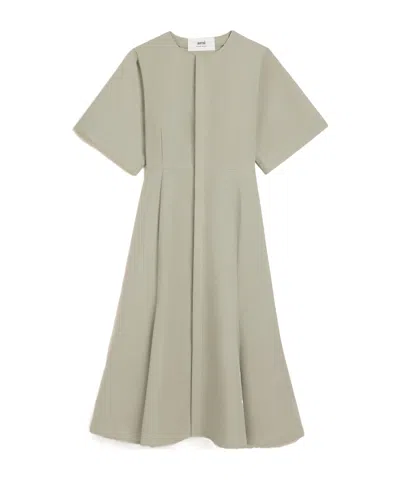 AMI ALEXANDRE MATTIUSSI SHORT-SLEEVED DRESS