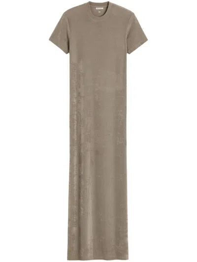 Ami Alexandre Mattiussi Ami Paris Dress In Brown