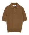 Ami Alexandre Mattiussi Short-sleeved Polo Shirt In Brown