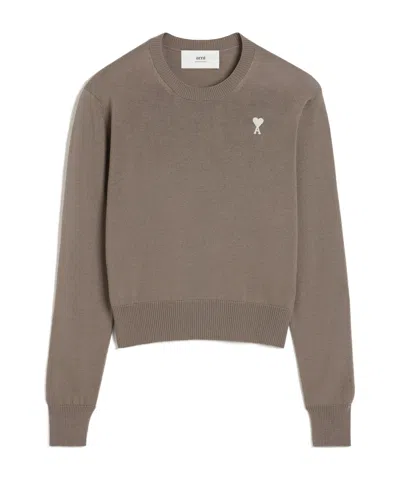 AMI ALEXANDRE MATTIUSSI AMI PARIS AMI DE COEUR CREWNECK JUMPER