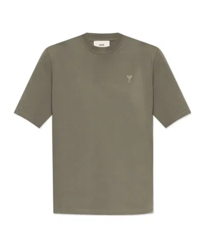 Ami Alexandre Mattiussi Short-sleeved T-shirt In Green