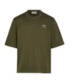 Ami Alexandre Mattiussi Alexandre Mattiussi In Cotton Jersey T-shirt Green In Green