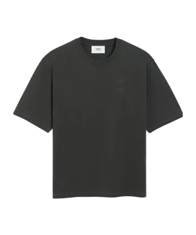 Ami Alexandre Mattiussi Short-sleeved T-shirt In Gray