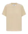 Ami Alexandre Mattiussi Short-sleeved T-shirt In Nude