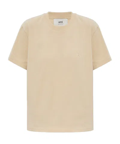 Ami Alexandre Mattiussi Short-sleeved T-shirt In Nude