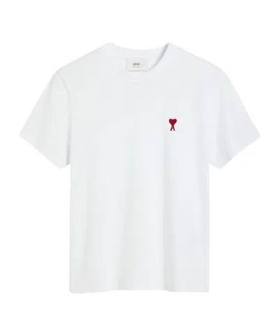 Ami Alexandre Mattiussi Short-sleeved T-shirt In White