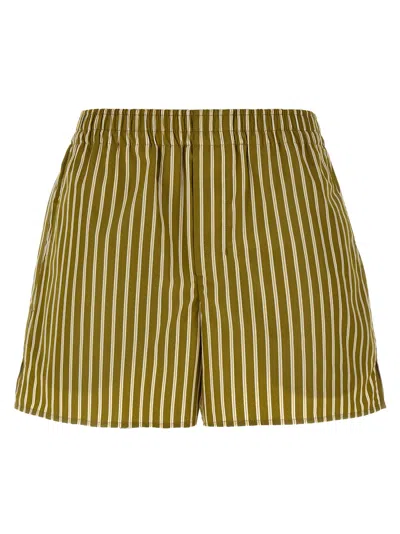 Ami Alexandre Mattiussi Ami Paris Short Stripes In Multicolor
