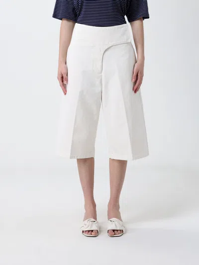 Ami Alexandre Mattiussi Shorts Ami Paris Woman Color Beige In White