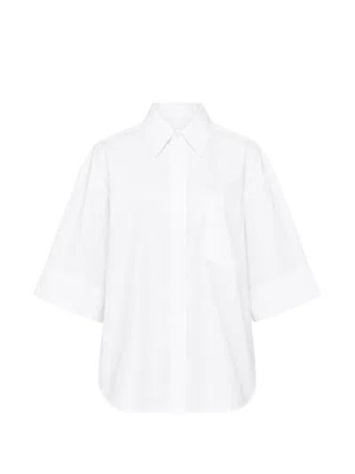 Ami Alexandre Mattiussi Short-sleeve Oversized Shirt In Black