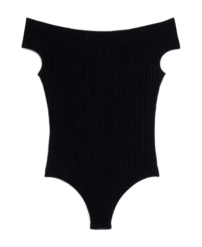 Ami Alexandre Mattiussi Shoulder-length Jumpsuit In Black