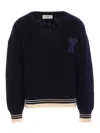 Ami Alexandre Mattiussi Ami Paris Sweaters In Azul