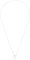 Ami Alexandre Mattiussi Silver Ami De Cœur Chain Necklace In Silver/900