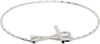 Ami Alexandre Mattiussi Silver Brass Ami De Coeur Chain Bracelet In Silver/900