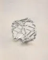 Ami Alexandre Mattiussi Silver Brass Ami De Coeur Ring Silver In Silver