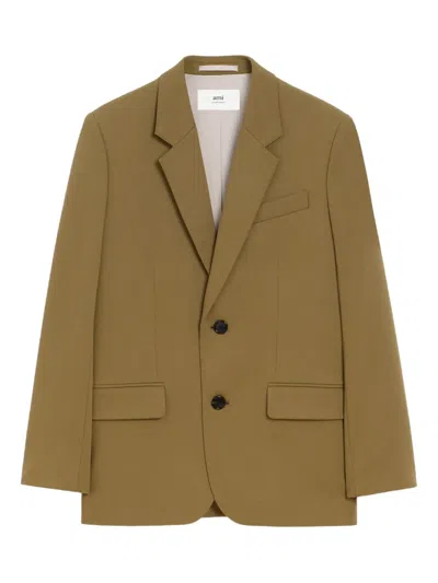 AMI ALEXANDRE MATTIUSSI SINGLE-BREASTED BLAZER