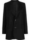 Ami Alexandre Mattiussi Single-breasted Blazer In Black