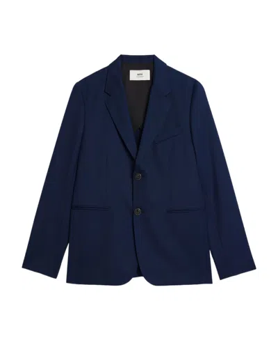 Ami Alexandre Mattiussi Single-breasted Blazer In Black