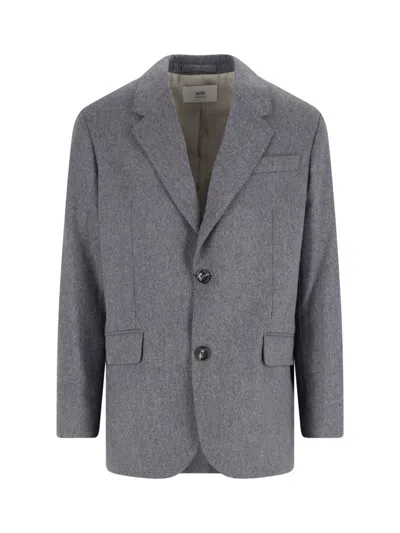 AMI ALEXANDRE MATTIUSSI SINGLE-BREASTED BLAZER
