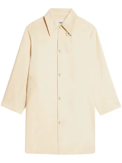 AMI ALEXANDRE MATTIUSSI SINGLE-BREASTED COAT