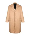 Ami Alexandre Mattiussi Single-breasted Cotton Coat