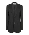 Ami Alexandre Mattiussi Ami Paris Fitted Two Button Jacket Clothing In Black