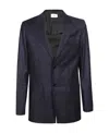 Ami Alexandre Mattiussi Single-breasted Suit Jacket In Black