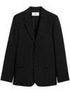 Ami Alexandre Mattiussi Ami Paris Single-breasted Tailored Blazer In Black