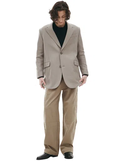 AMI ALEXANDRE MATTIUSSI SINGLE-BREASTED WOOL BLAZER