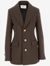 Ami Alexandre Mattiussi Single-breasted Jacket In Brown