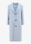 Ami Alexandre Mattiussi Ami Paris Single-breasted Coat In Blue