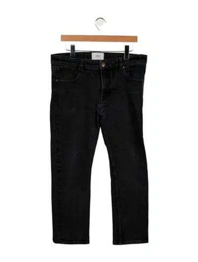 Pre-owned Ami Alexandre Mattiussi Skinny Jeans In Black
