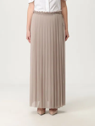 AMI ALEXANDRE MATTIUSSI SKIRT AMI PARIS WOMAN COLOR BEIGE,G83657022