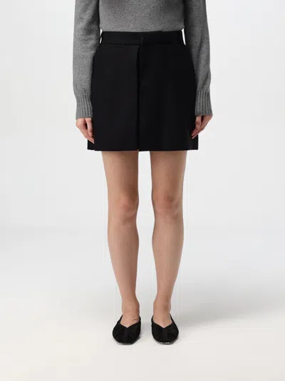 Ami Alexandre Mattiussi Navy Panels Miniskirt In Schwarz