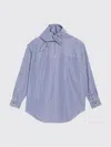 Ami Alexandre Mattiussi Ami 'bandana Blouse' Shirt In Blue