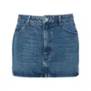 Ami Alexandre Mattiussi Mini Skirt In Blue