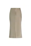 Ami Alexandre Mattiussi Skirt With Stitching In Grey