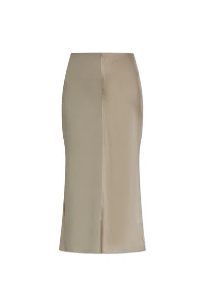 Ami Alexandre Mattiussi Skirt With Stitching In Grey
