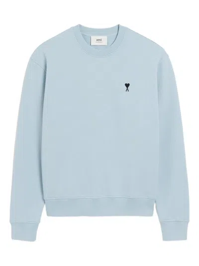 Ami Alexandre Mattiussi Ami Paris Ami Paris De Coeur Cotton Sweatshirt In Blue